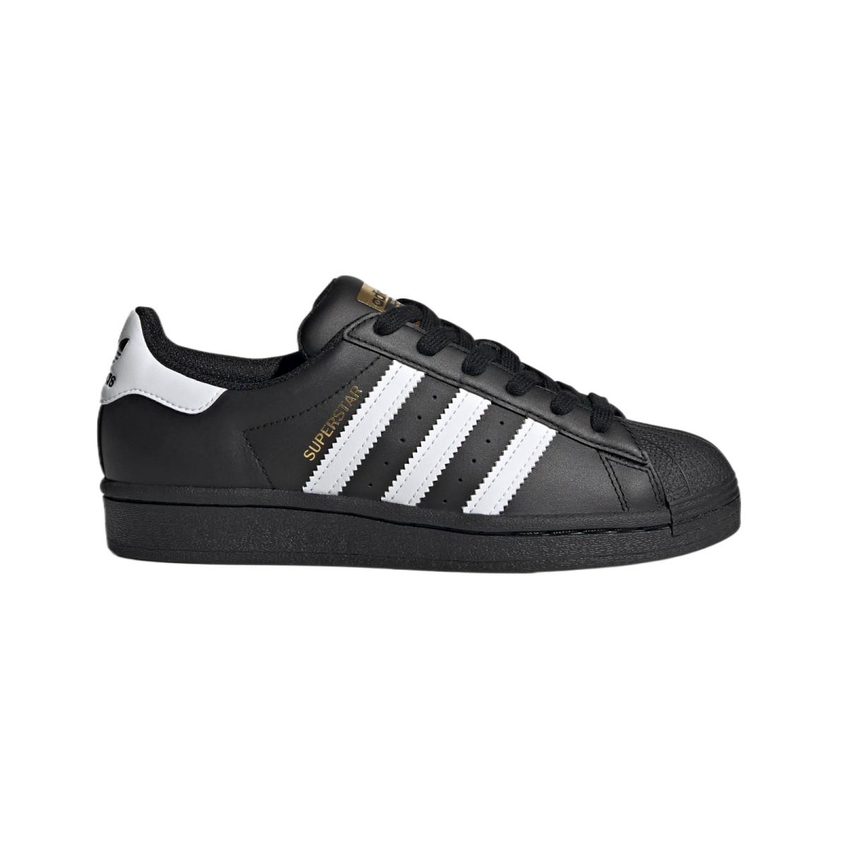 Adidas Originals Grade School Superstar J Core Black / White / Core Black EF5398 - Black