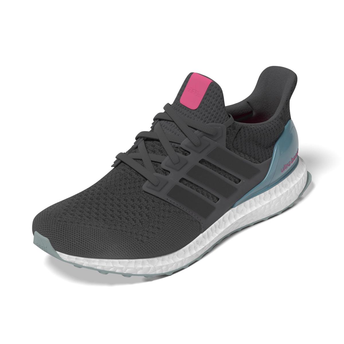 Adidas Women`s Ultraboost Personal Best Running Sh Grey/Grey/Pink Fusion