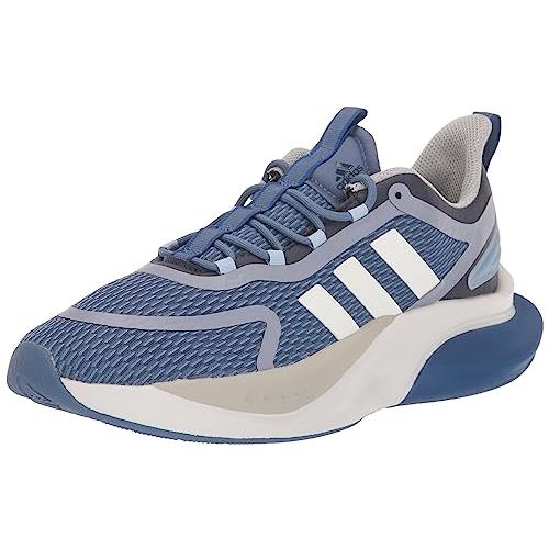 Adidas Men`s Alphabounce+ Running Shoe Crew Blue/Crystal White/Team Royal Blue