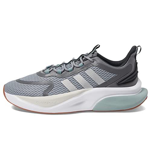 Adidas Men`s Alphabounce+ Running Shoe Grey/Silver Metallic