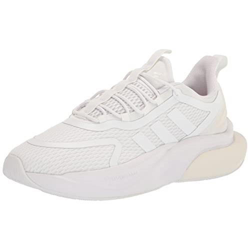 Adidas Men`s Alphabounce+ Running Shoe White/White/White