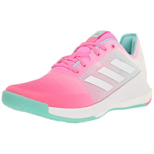 Adidas Women`s Crazyflight Indoor Court Shoe Lucid Pink/White/Flash Aqua