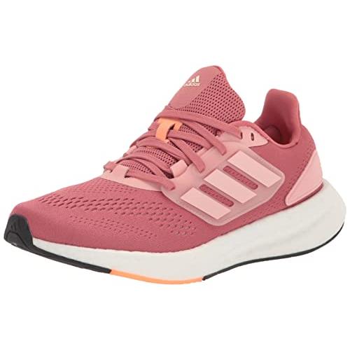 Adidas Women`s Pureboost 22 Running Shoes Wonder Red/Wonder Mauve/Beam Orange