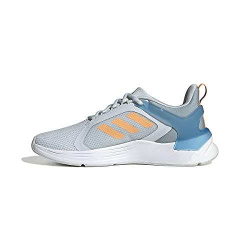 Adidas Women`s Response Super 2.0 Running Shoe Blue Tint/Flash Orange/Blue Rush