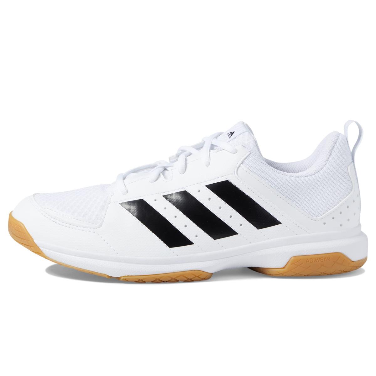 Adidas Men`s Ligra 7 Track and Field Shoe White/Black/White