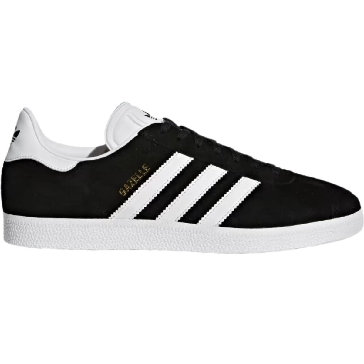 Adidas Originals Gazelle Women`s Casual Shoes All Colors US Sizes 6-11 Core Black/White/Gold Metallic