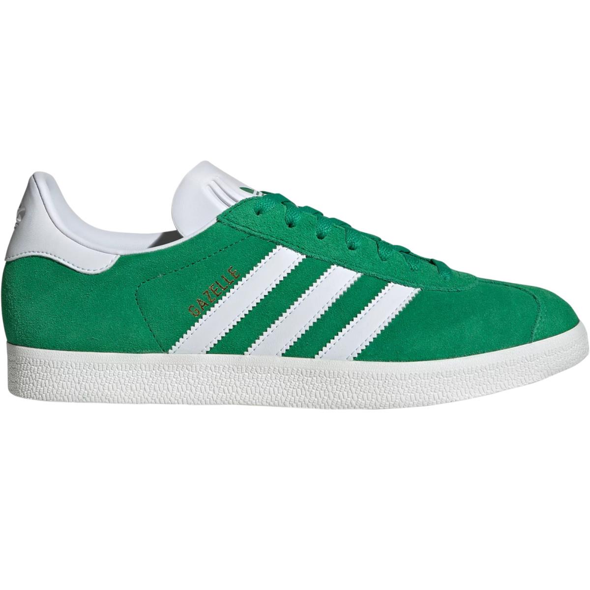 Adidas Originals Gazelle Women`s Casual Shoes All Colors US Sizes 6-11 Green/Cloud White/Core White