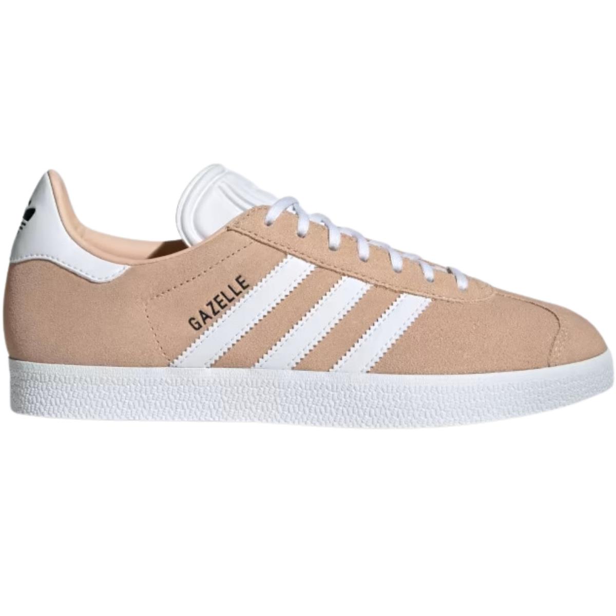 Adidas Originals Gazelle Women`s Casual Shoes All Colors US Sizes 6-11 Halo Blush/Cloud White/Core Black