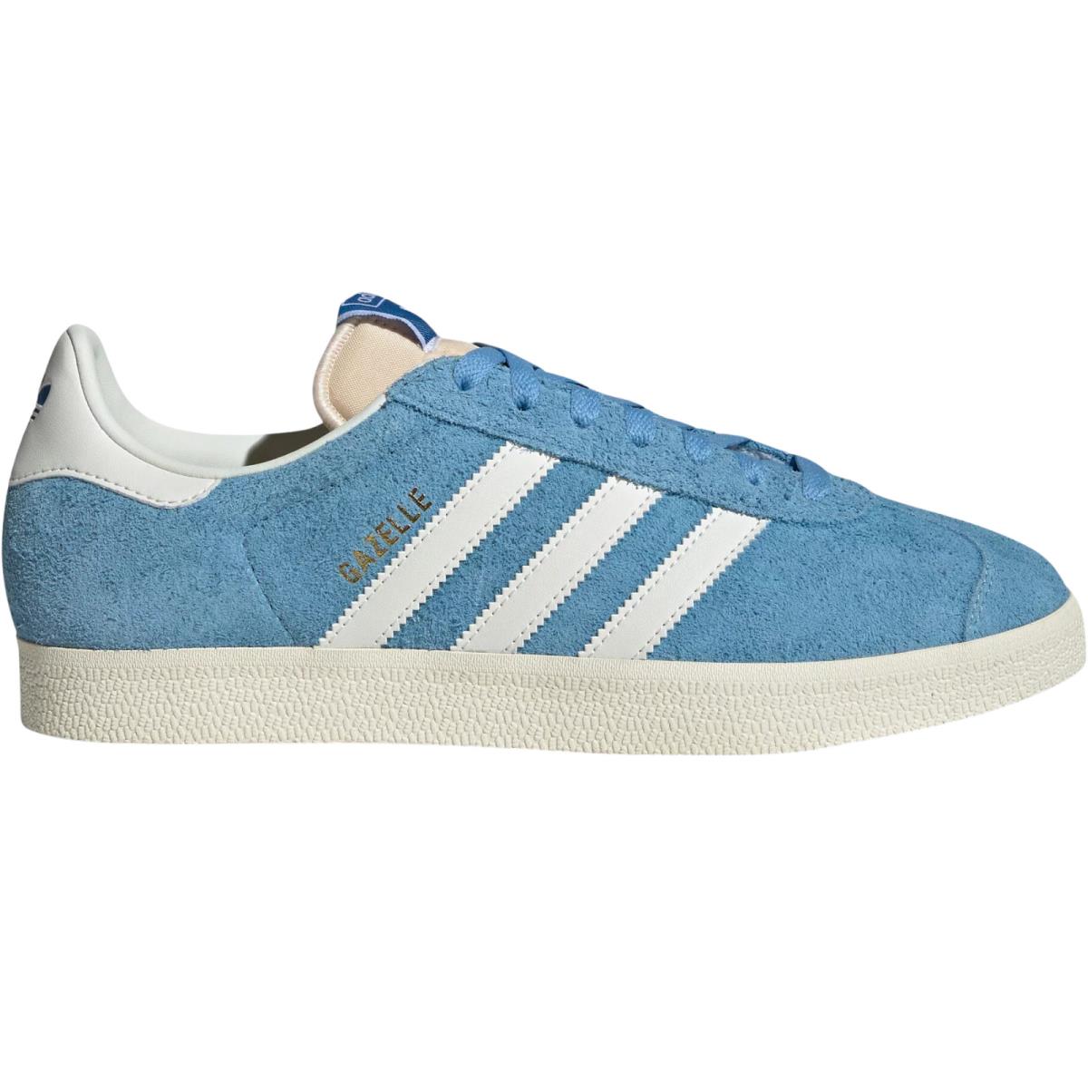 Adidas Originals Gazelle Women`s Casual Shoes All Colors US Sizes 6-11 Light Blue/Off White/Cream White