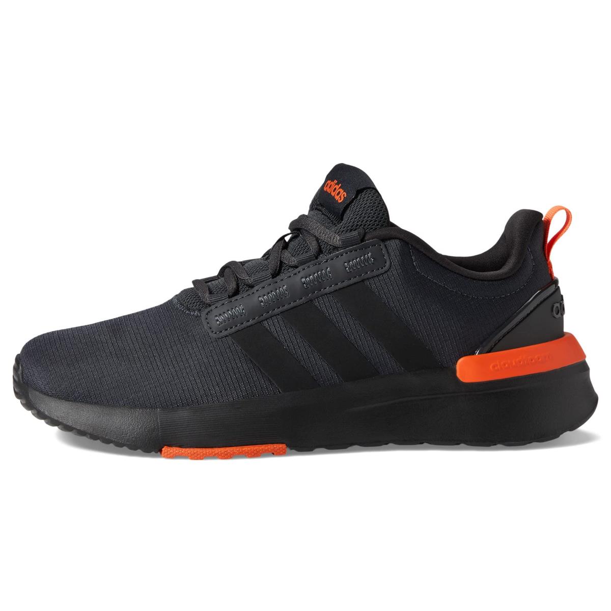 Adidas Unisex-child Racer TR21 Shoes Carbon/Black/Semi Impact Orange
