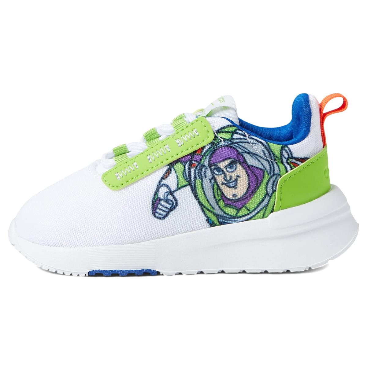 Adidas Unisex-child Racer TR21 Shoes Ftwr White/Ftwr White/Semi Solar Green (Buzz Lightyear)