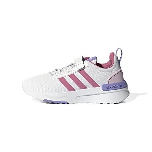 Adidas Unisex-child Racer TR21 Shoes White/Rose Tone/Clear Pink