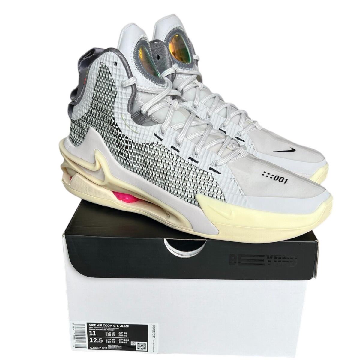 Nike Air Zoom G.t. Jump Sizes 8-15 Men`s Basketball Shoes Vast Grey CZ9907-002