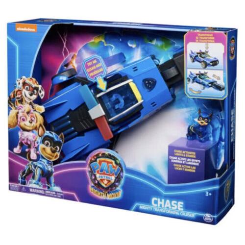 Kid Toy Paw Patrol: The Mighty Movie Chase`s Mighty Transforming Cruiser wi