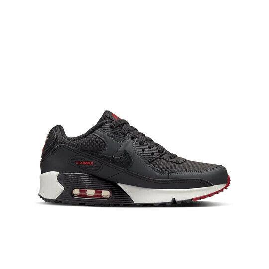 Nike Grade School Air Max 90 Ltr Anthracite / Black-team Red CD6864-022 - Multicolor