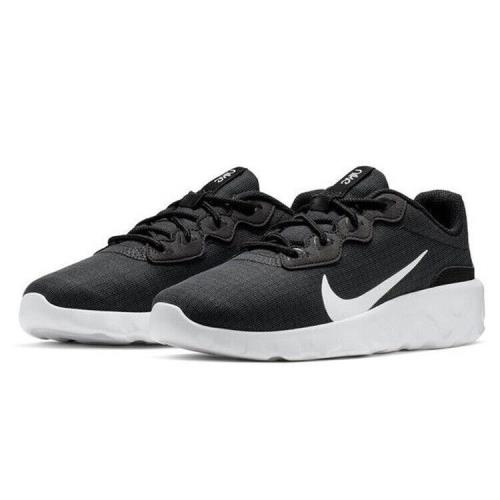 Men Nike Explore Strada Running Shoes CD7093-001 Black White