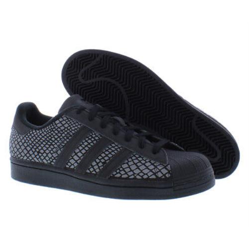 Adidas Superstar Mens Shoes Size 8.5 Color: Core Black/grey