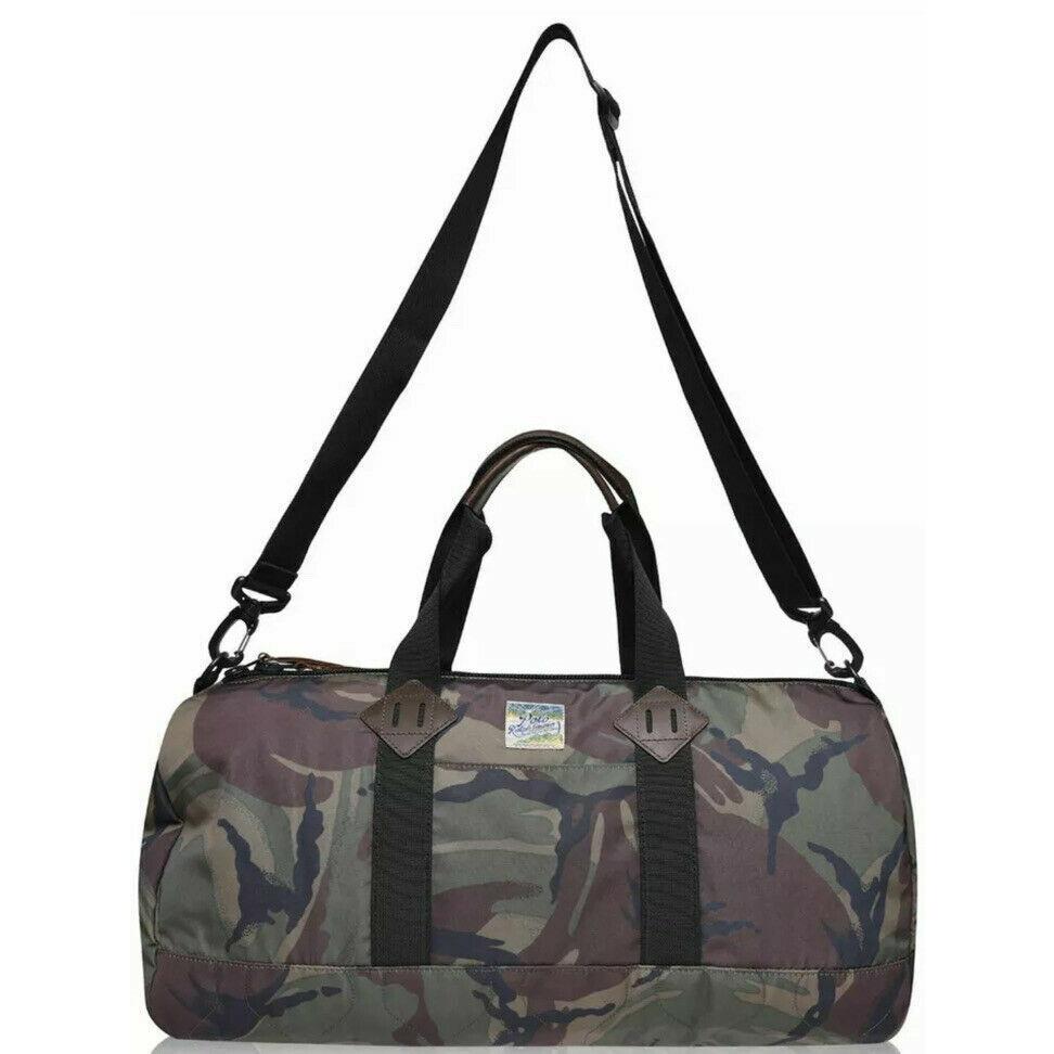 Polo Ralph Lauren Camo Lightweight Mountain Polyester Travel Duffle Bag