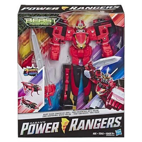 Power Rangers Beast Morphers Beast Racer Zord Converting Action Figure Toy
