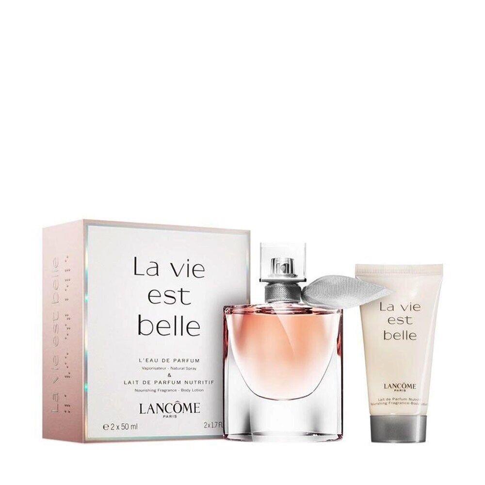 Lancome La Vie Est Belle Perfume Set 2-pc Edp Spray 50ml + Body Lotion 50ml