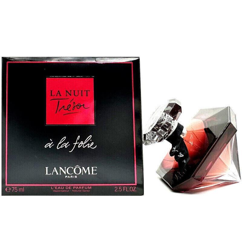 Tresor La Nuit a La Folie Lancome Women 2.5 oz 75 ml L`eau De Parfum Spray