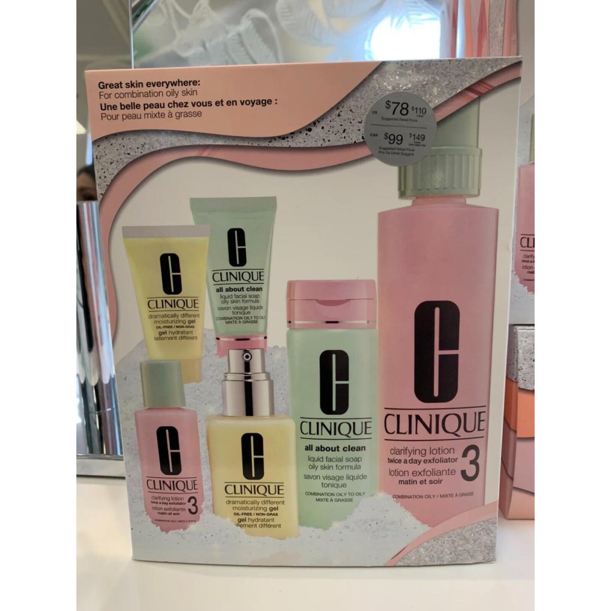 Clinique Great Skin Everywhere Skincare 6-PC Set: For Combination Oily Sk