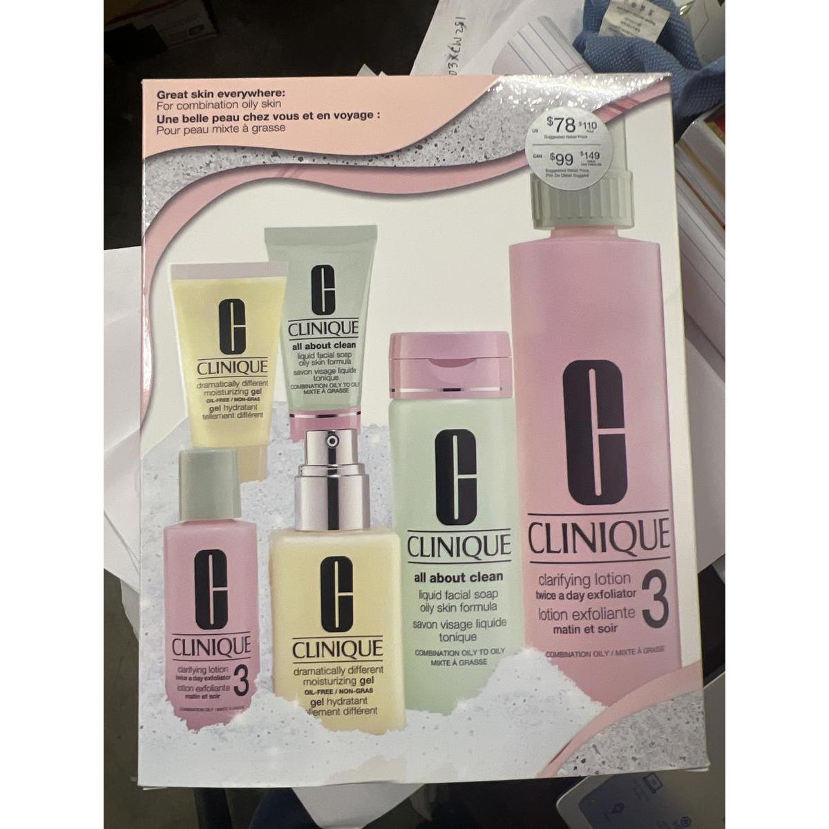 Clinique 6-Pc. Great Skin Everywhere Skincare Set Gift For Combination Oily Sk