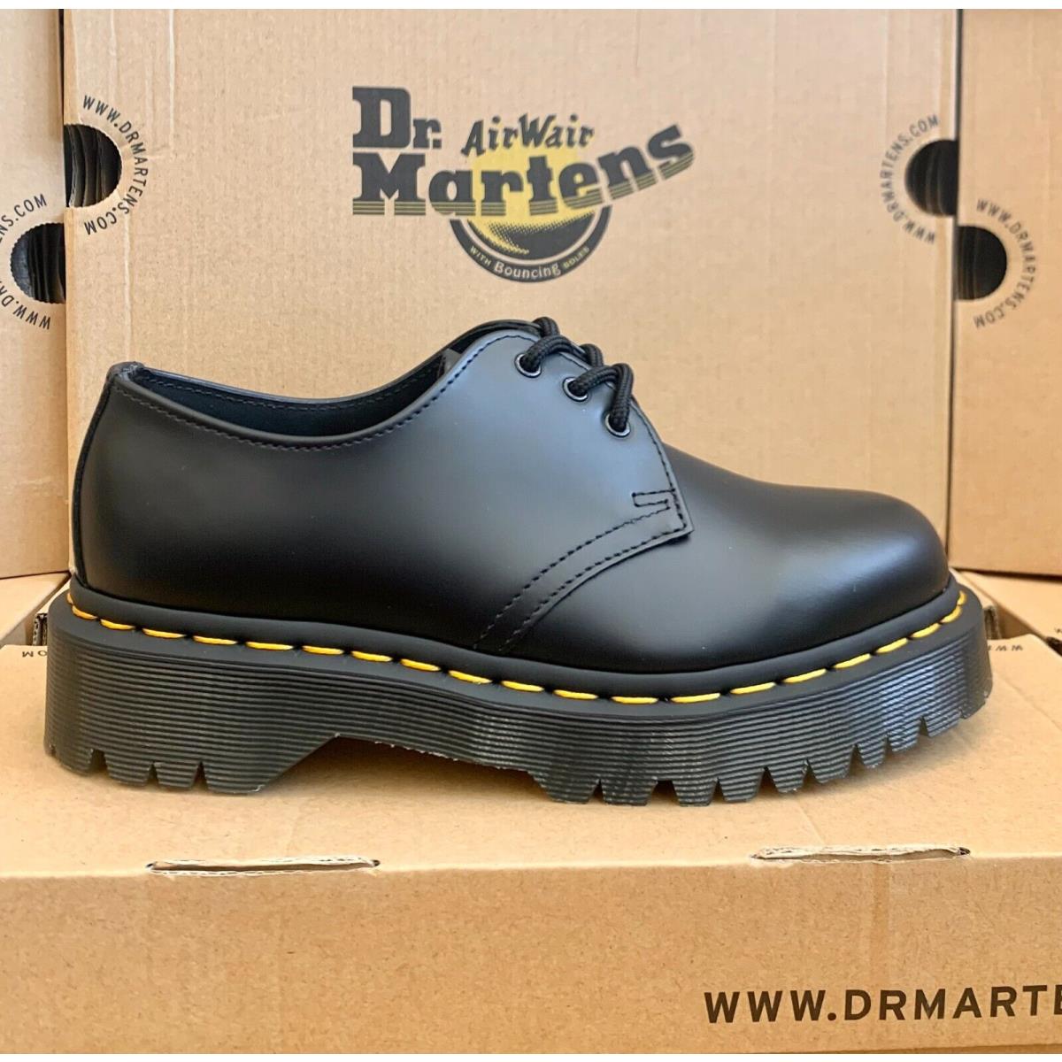 Dr Martens Women`s 1461 Bex Black Smooth Leather Oxford Shoes