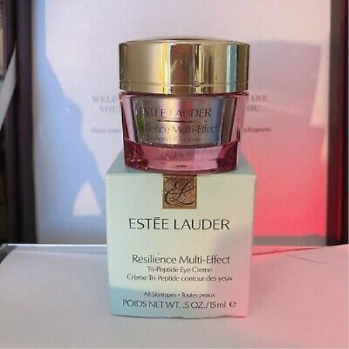 Estee Lauder Resilience Multi-effect Tri-peptide Eye Creme 0.5oz Full Size