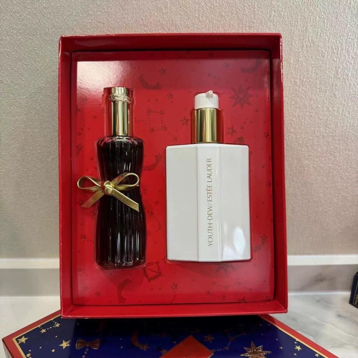 Estee Lauder Holiday Youth Dew Eau De Parfum + Body Satinee Gift Duo Set