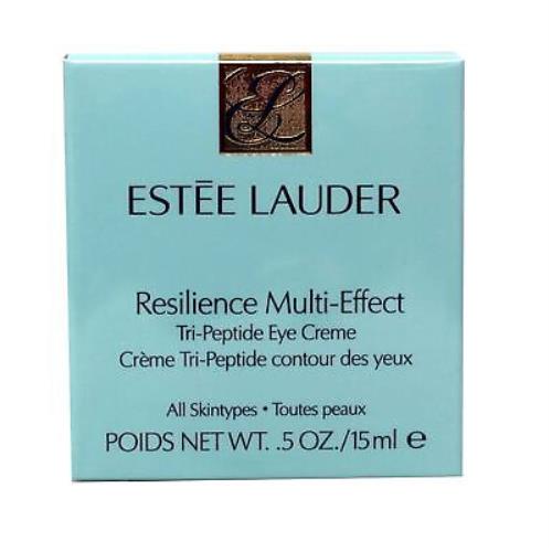 Estee Lauder Resilience Multi-effect Tri-peptide Eye Cream .5 Ounces