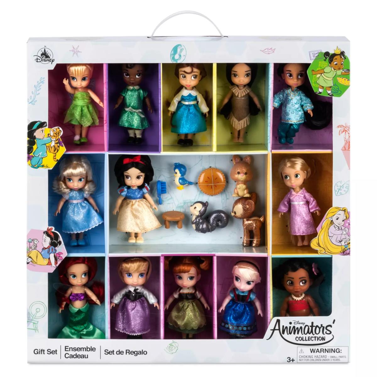 Disney Animators` Collection Mini Doll Gift Set 13 5 Dolls