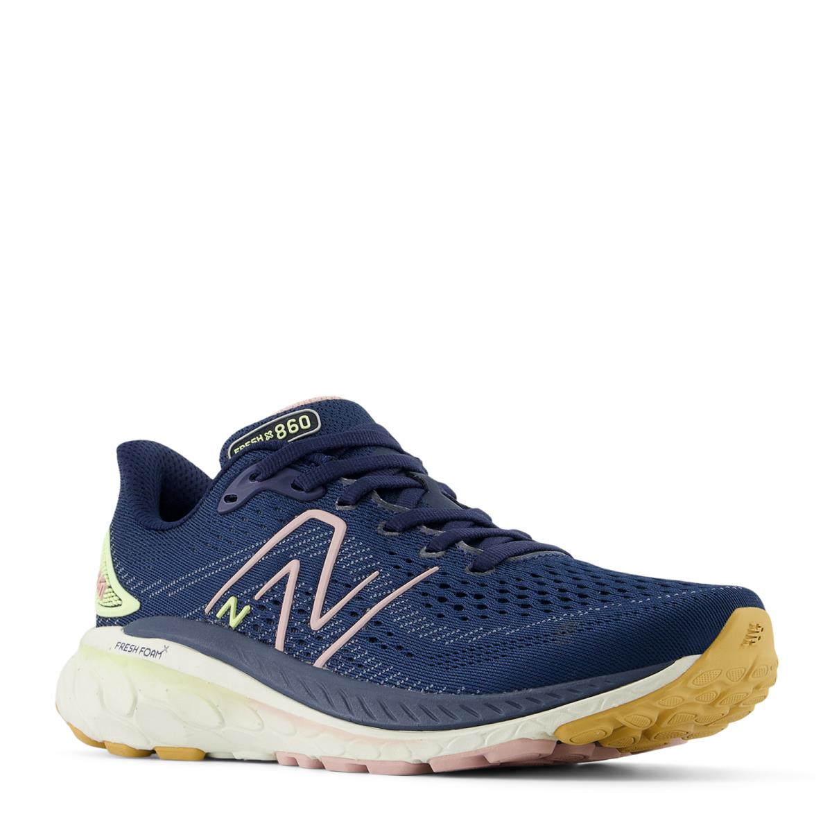 Women`s New Balance Fresh Foam X 860v13 Running Shoe W86013A Navy/orb Pink/vint