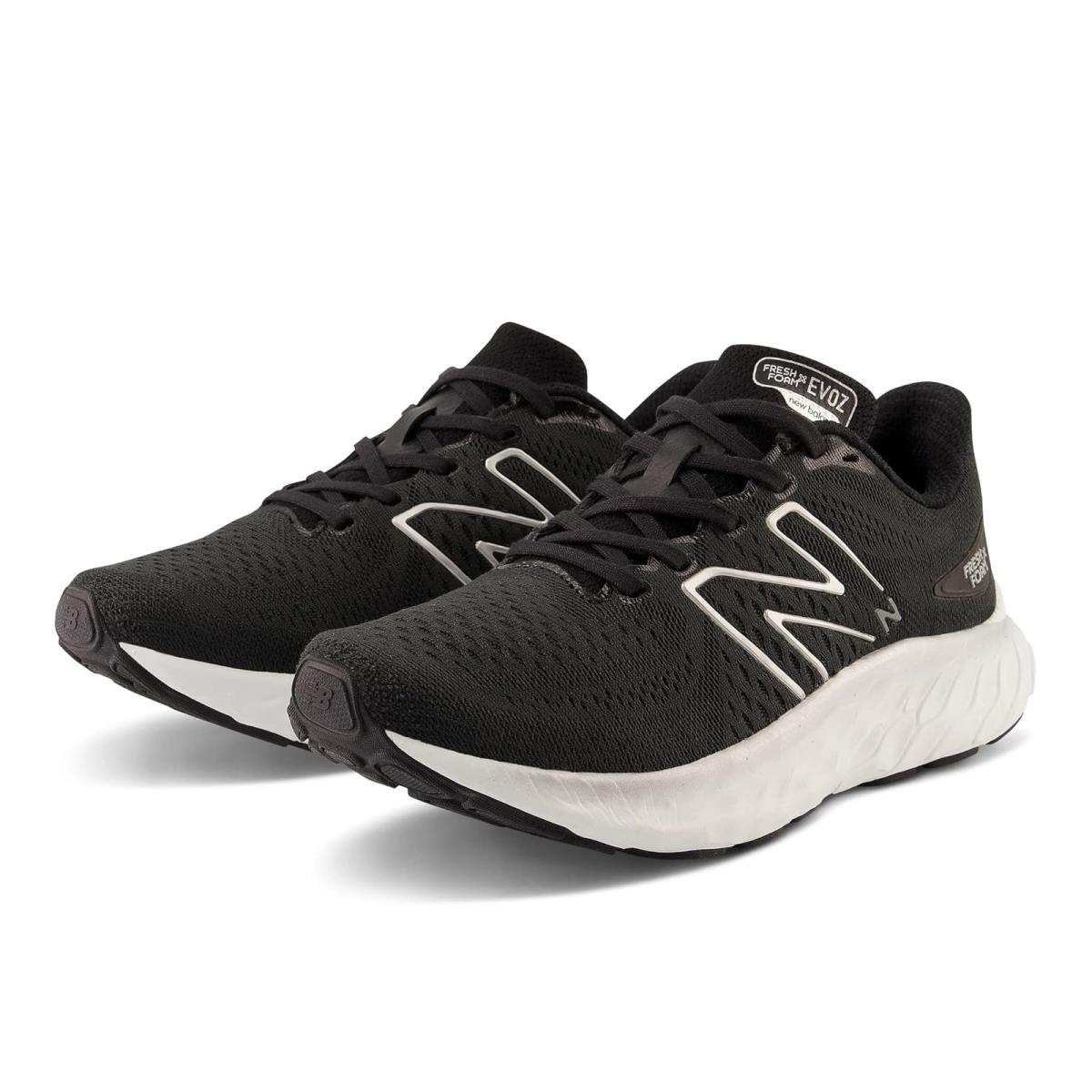 Woman`s Sneakers Athletic Shoes New Balance Fresh Foam X Evoz v3 Black/Silver Metallic