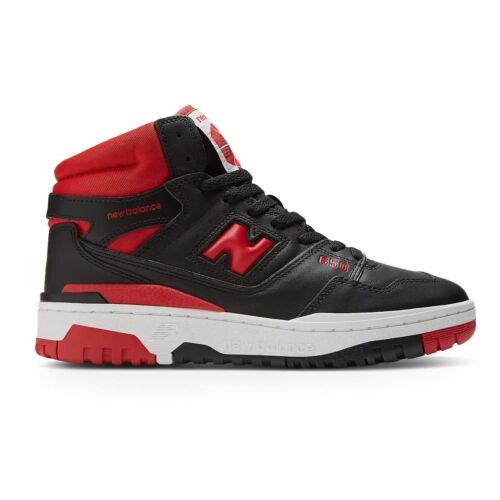 New Balance Men 650R Lifestyle Sneakers Black Red BB650RBR