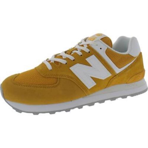 New Balance Mens 574 Yellow Athletic and Training Shoes 11.5 Medium D 6115