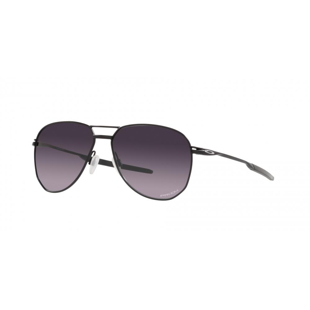 Oakley Contrail Sunglasses OO4147-1057 Satin Black W/ Prizm Grey Gradient Lens
