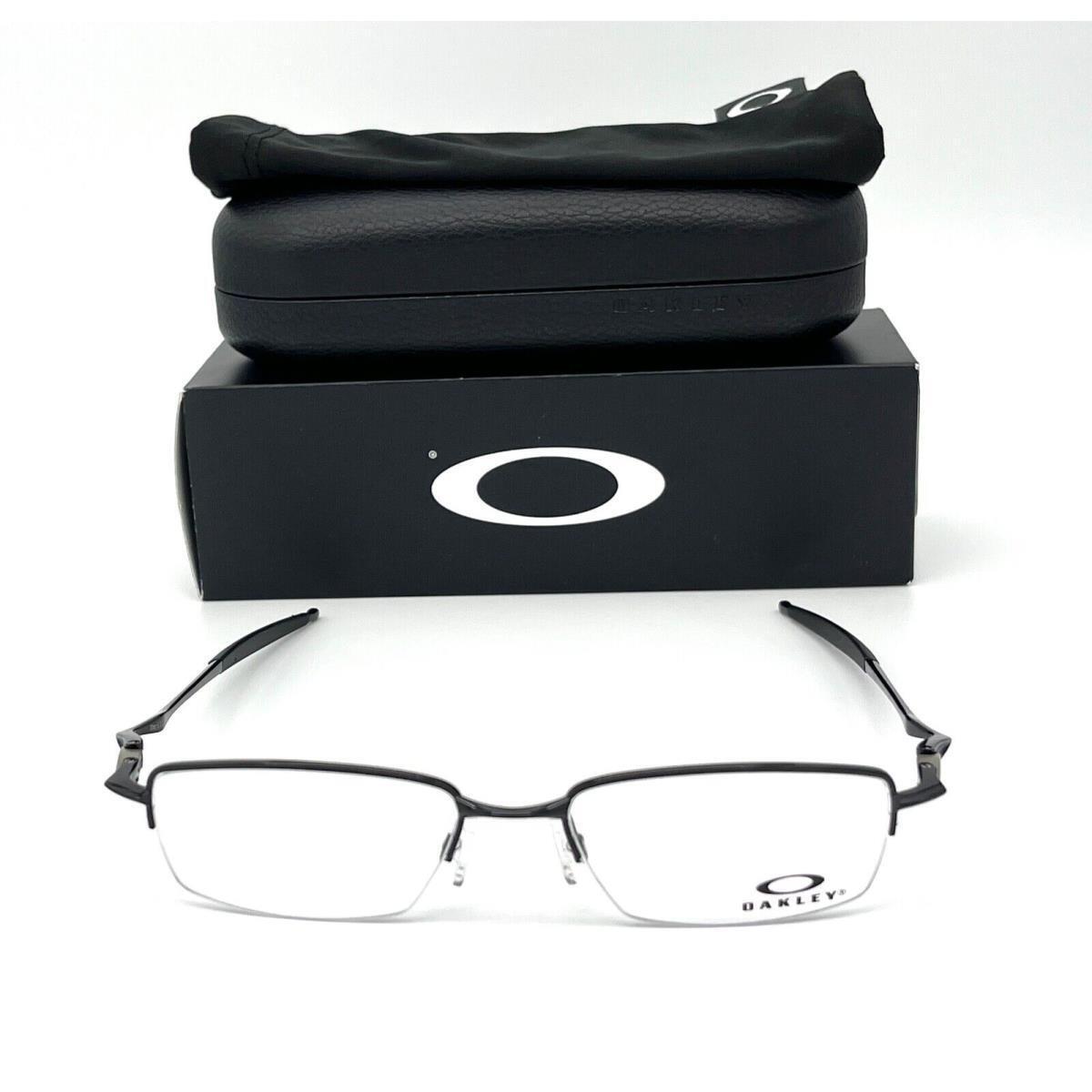 Oakley OX3143-0153 Drill Bit 0.5 Polished Black 53/18/136 Eyeglasses