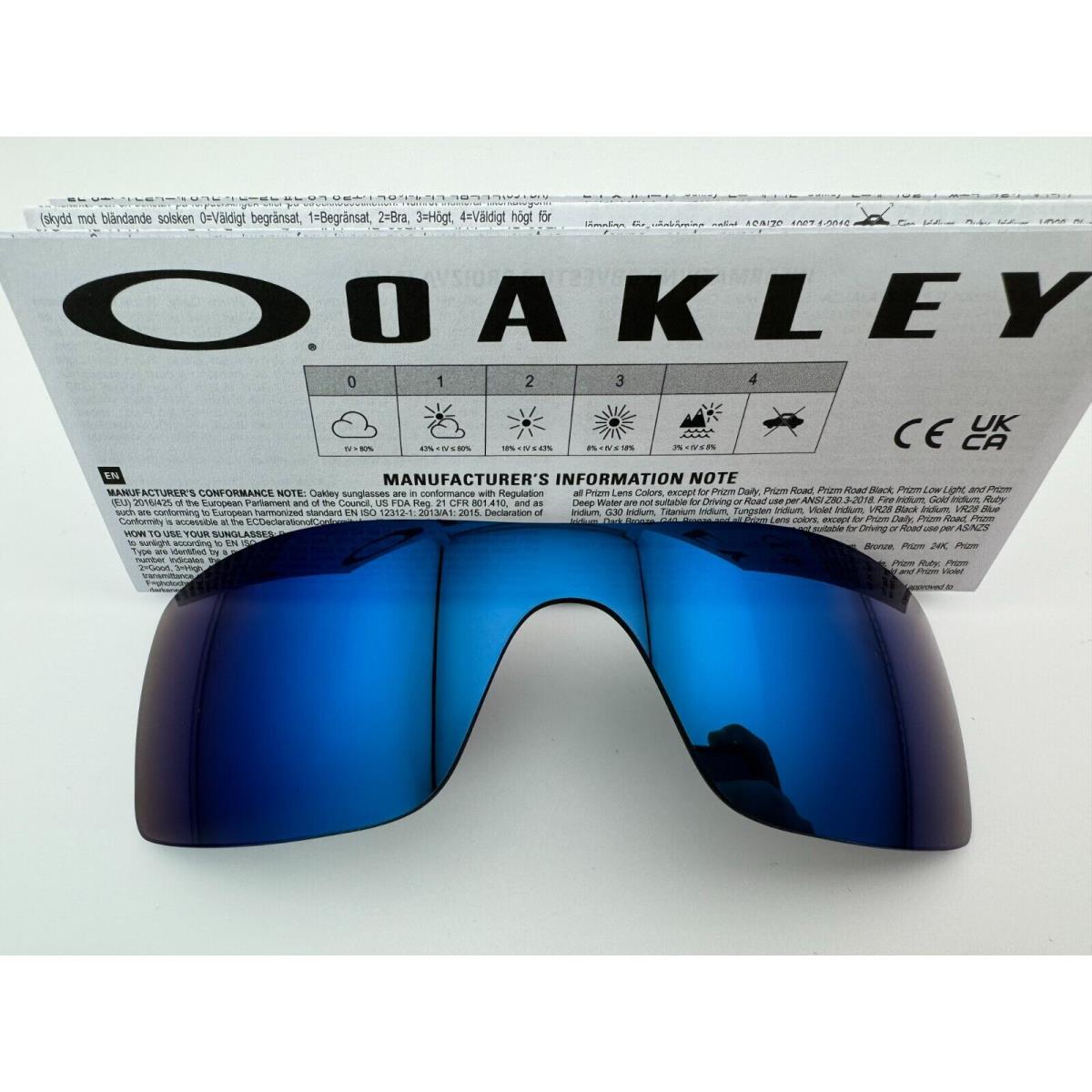 Oakley Batwolf Ice Iridium Blue Replacement Sunglasses Lens OO9101