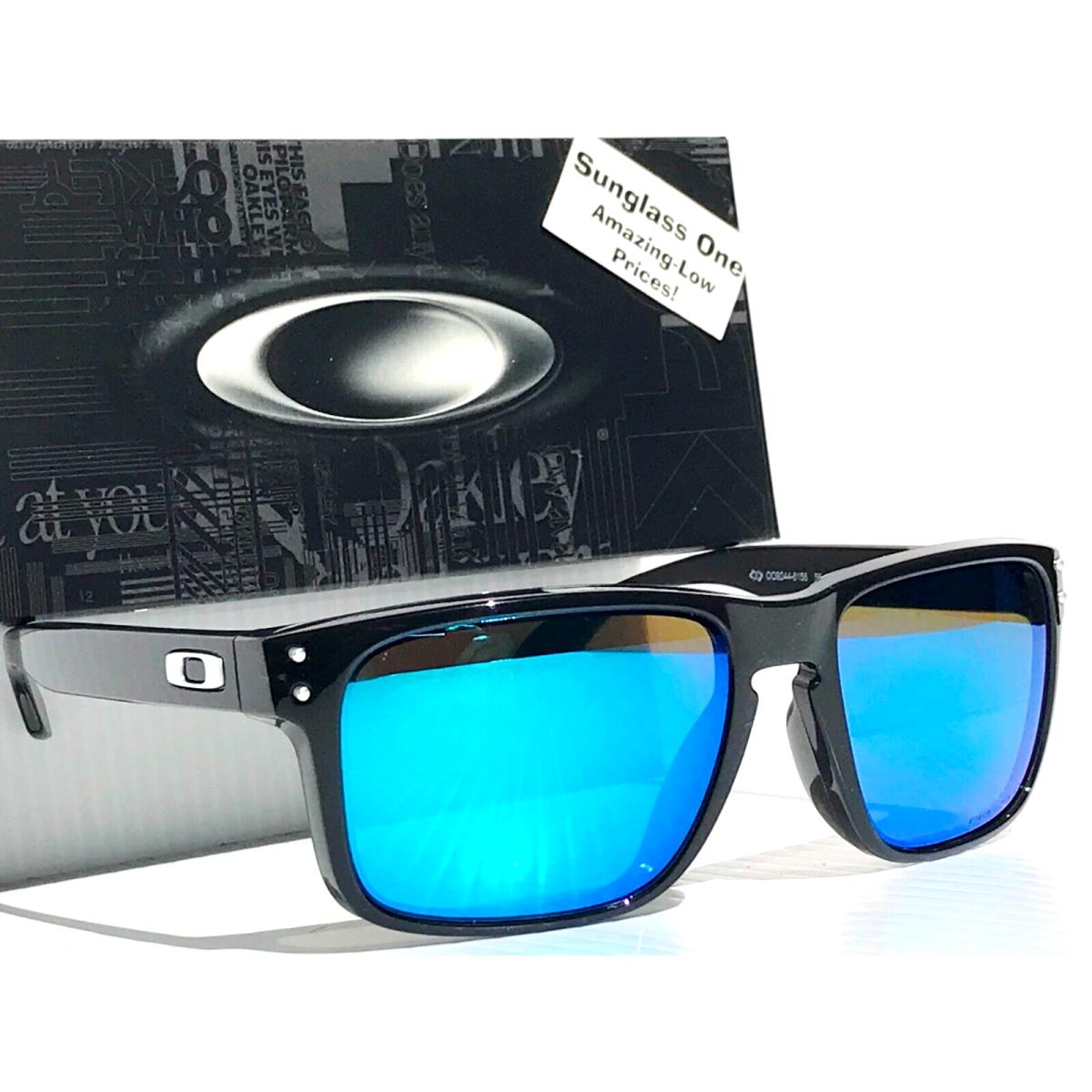 Oakley Holbrook Black Ink Polarized Prizm Sapphire Lens Sunglass 9244-61