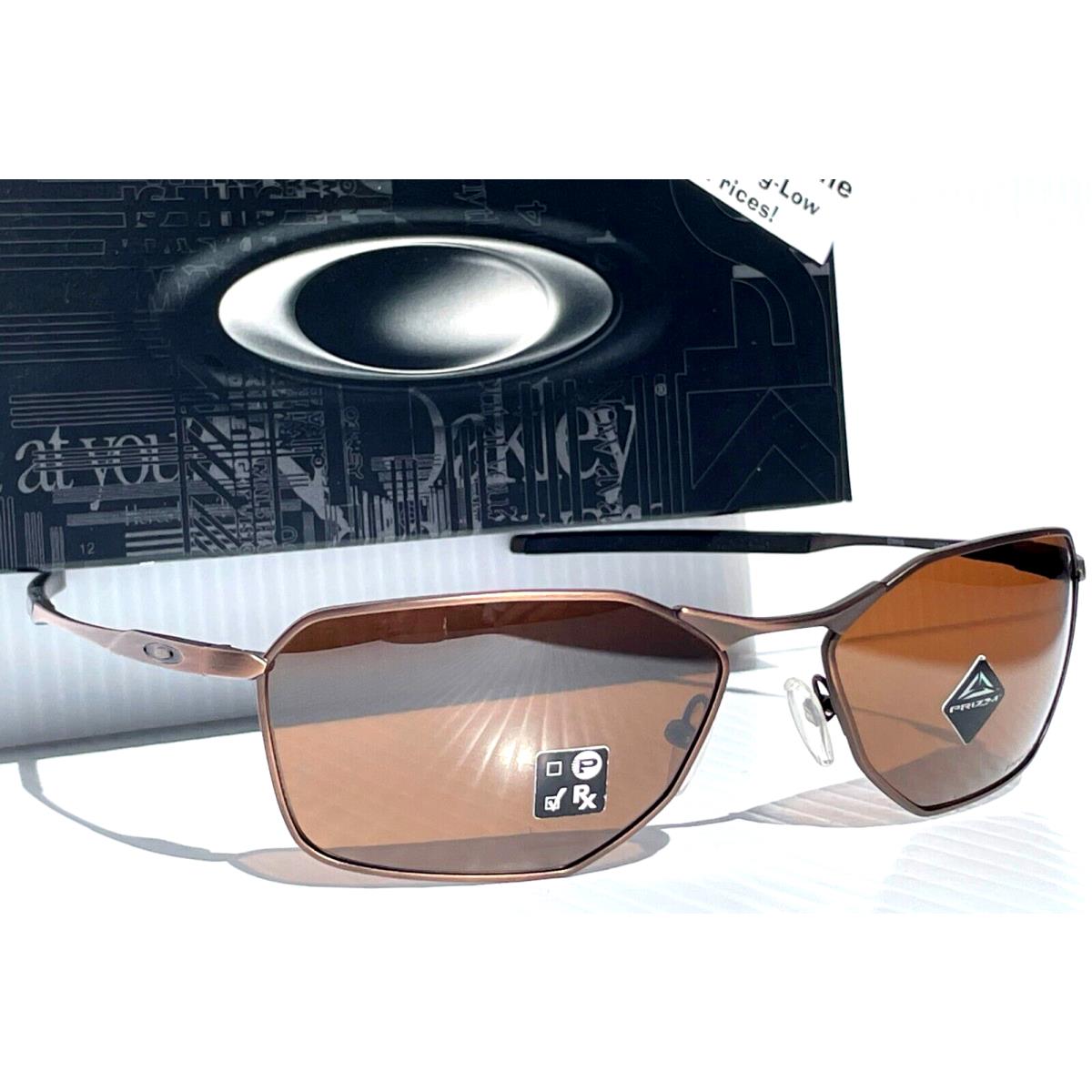 Oakley Savitar Brown Tungsten Prizm Tungsten Lens Sunglass 6047-02