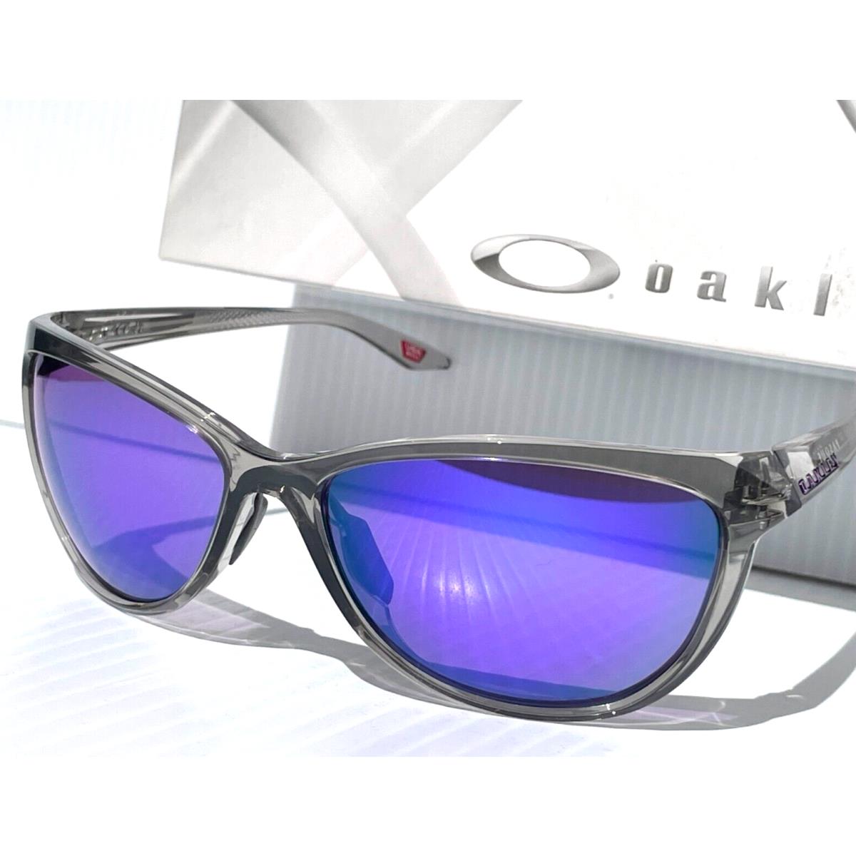 Oakley Pasque Grey Ink Prizm Violet Purple Lens Sunglass 9222-04