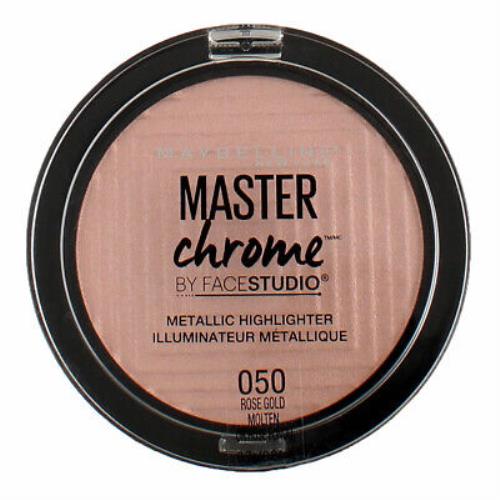 4 Pack Maybelline Master Chrome By Face Studio Metallic Highlighter Rose
