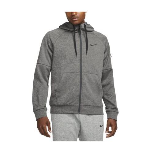 Size 3XL - Nike Therma-fit Men`s Full-zip Jacket Charcoal Heather DQ4830-071