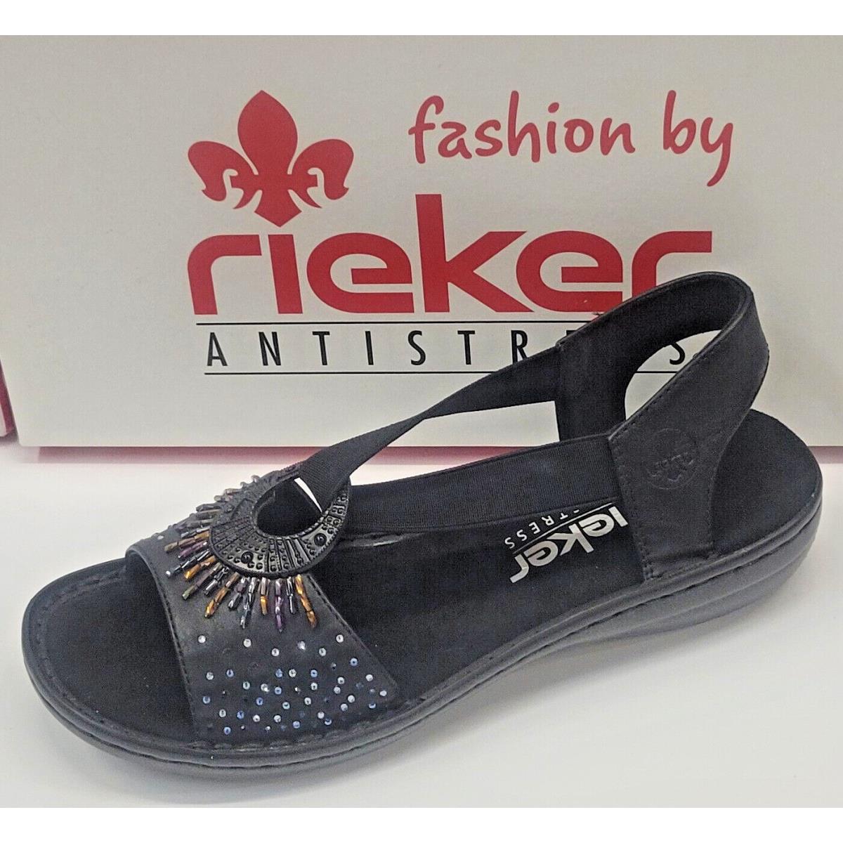 Rieker Womens Regina 80 Black 40