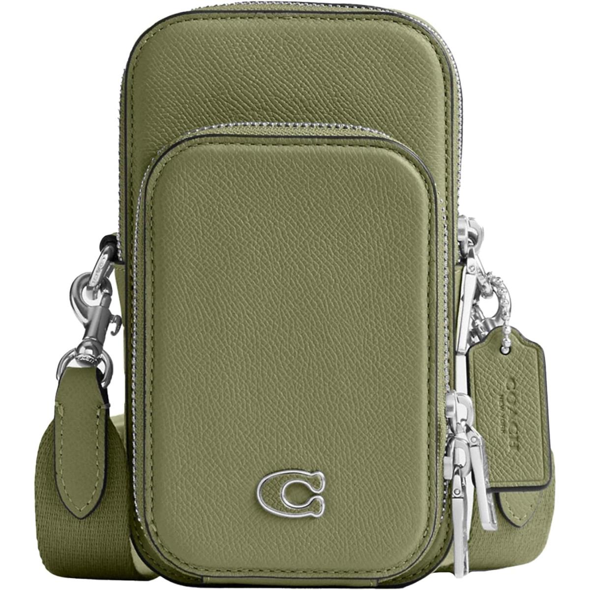 Coach Phone Crossbody in Crossgrain Leather For Android and Iphone