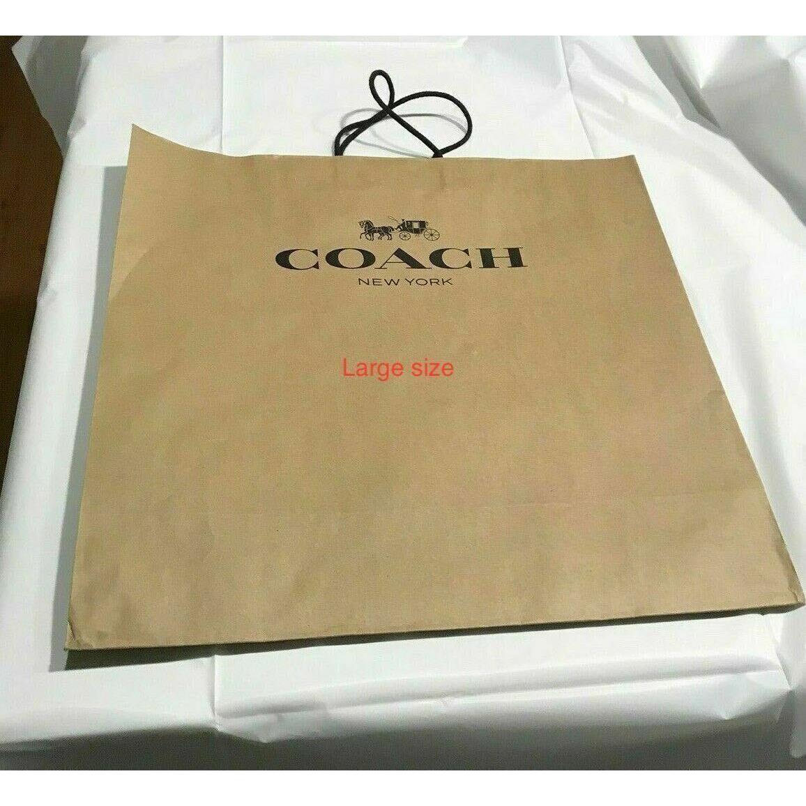 Coach Men s Track Backpack In Colorblock Signature Canvas Purse + Paper bag