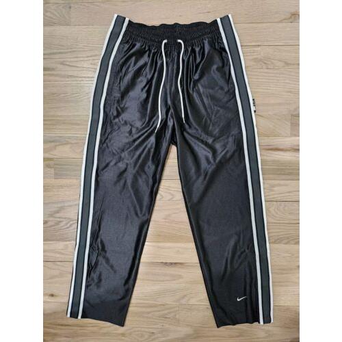 Nike Men`s Circa Tearaway Basketball Pants DX0138-010 Black Size L