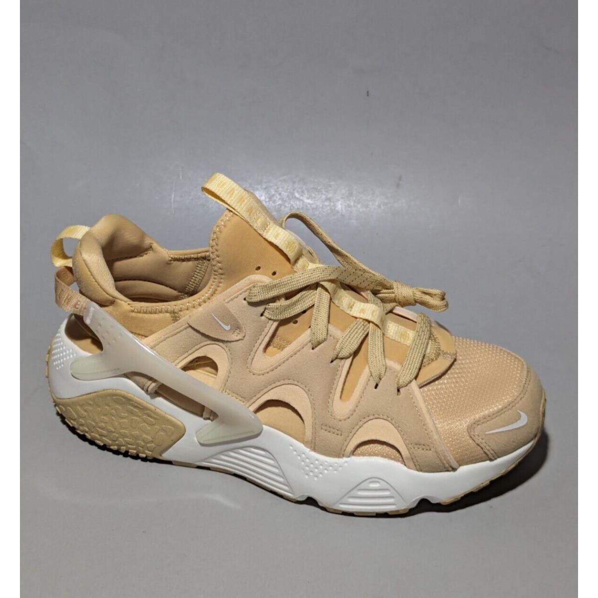 Nike Air Huarache Craft Running Shoes Womens 11 Mens 9.5 Sesame DQ8031-201 - Gold
