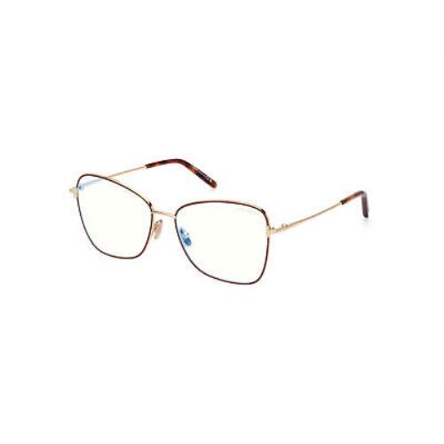 Tom Ford FT5906 B 046 Metal Matte Light Brown 55 mm Women`s Eyeglasses